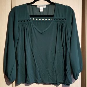 August Silk Flowy Blouse